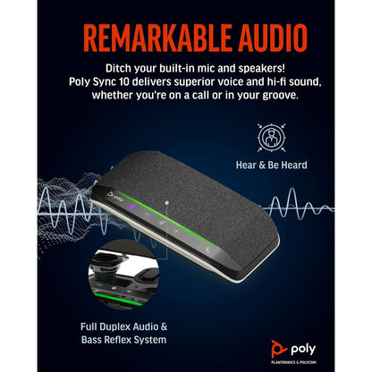 Portable Bluetooth Speakers Poly 77P34AA-6