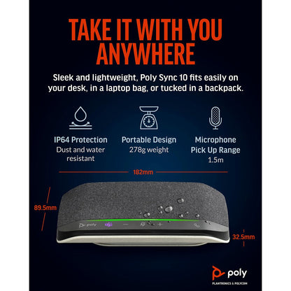 Portable Bluetooth Speakers Poly 77P34AA-4