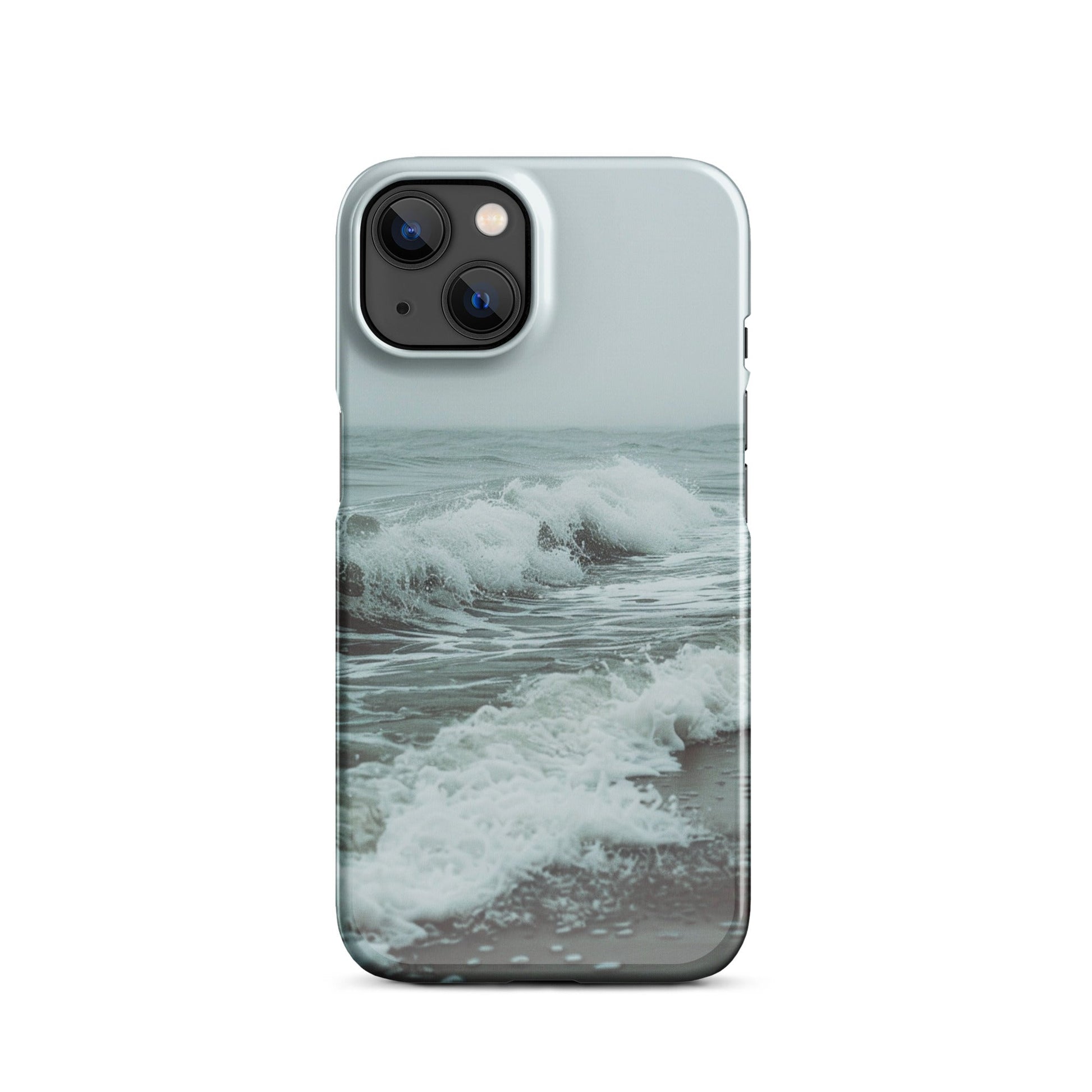 White Beach Phone case for iPhone-16